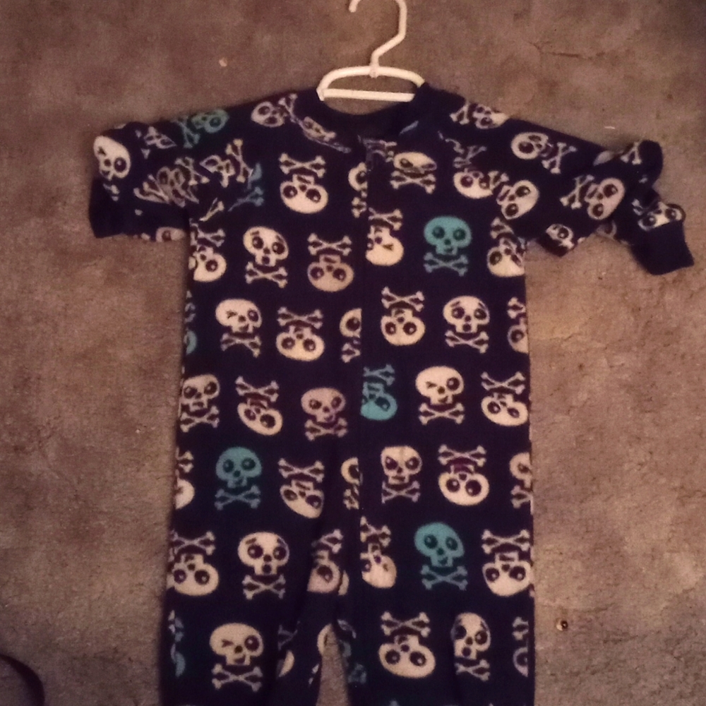 Joe Boxer one piece zip snap closure toddler boys 2T